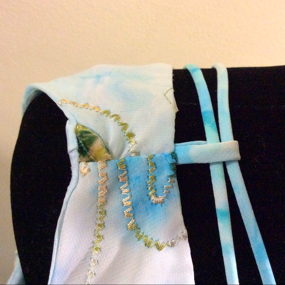 Vintage Les Modes Jolibel watercolour dress - Picture 8 of 16